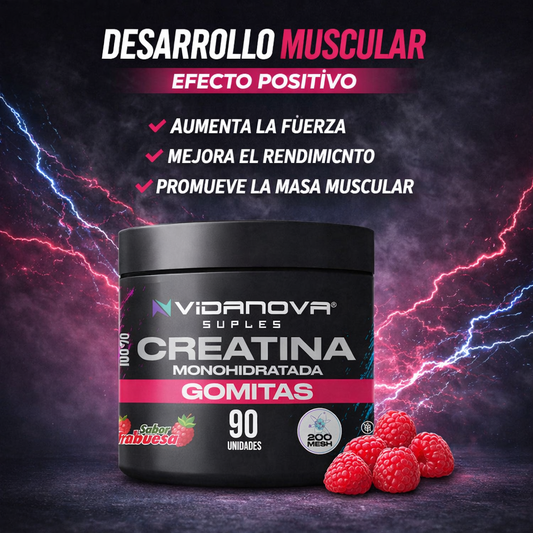 GOMITAS CREATINA - 90 UNIDADES