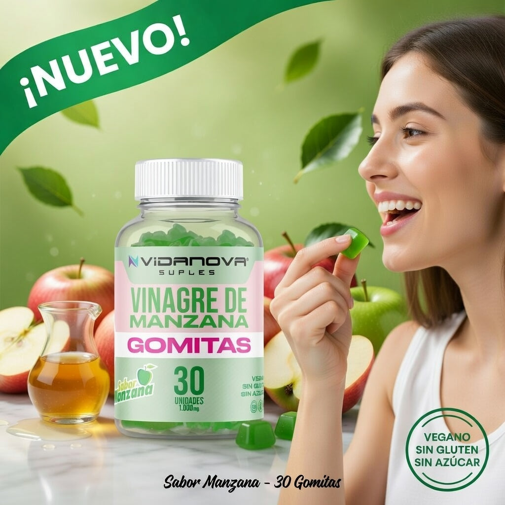 GOMITAS VINAGRE DE MANZANA 1000MG