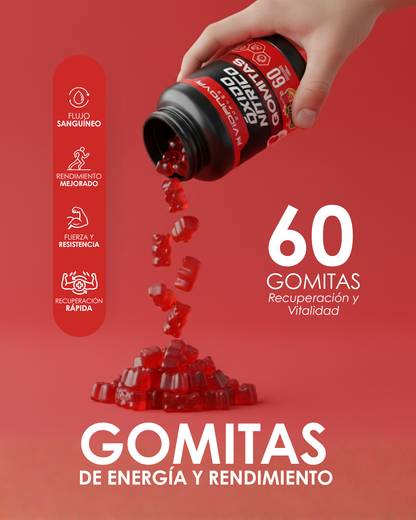 OXIDO NITRICO GOMITAS (60) 1000mg