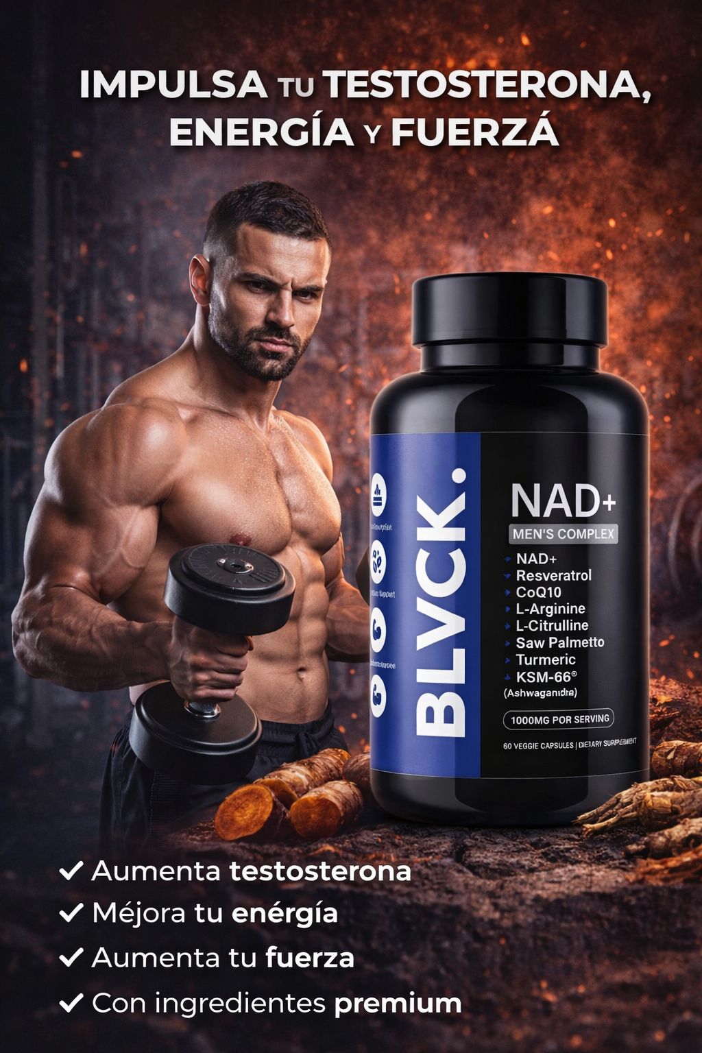 NAD Black Energy Complex 60 CÁPSULAS