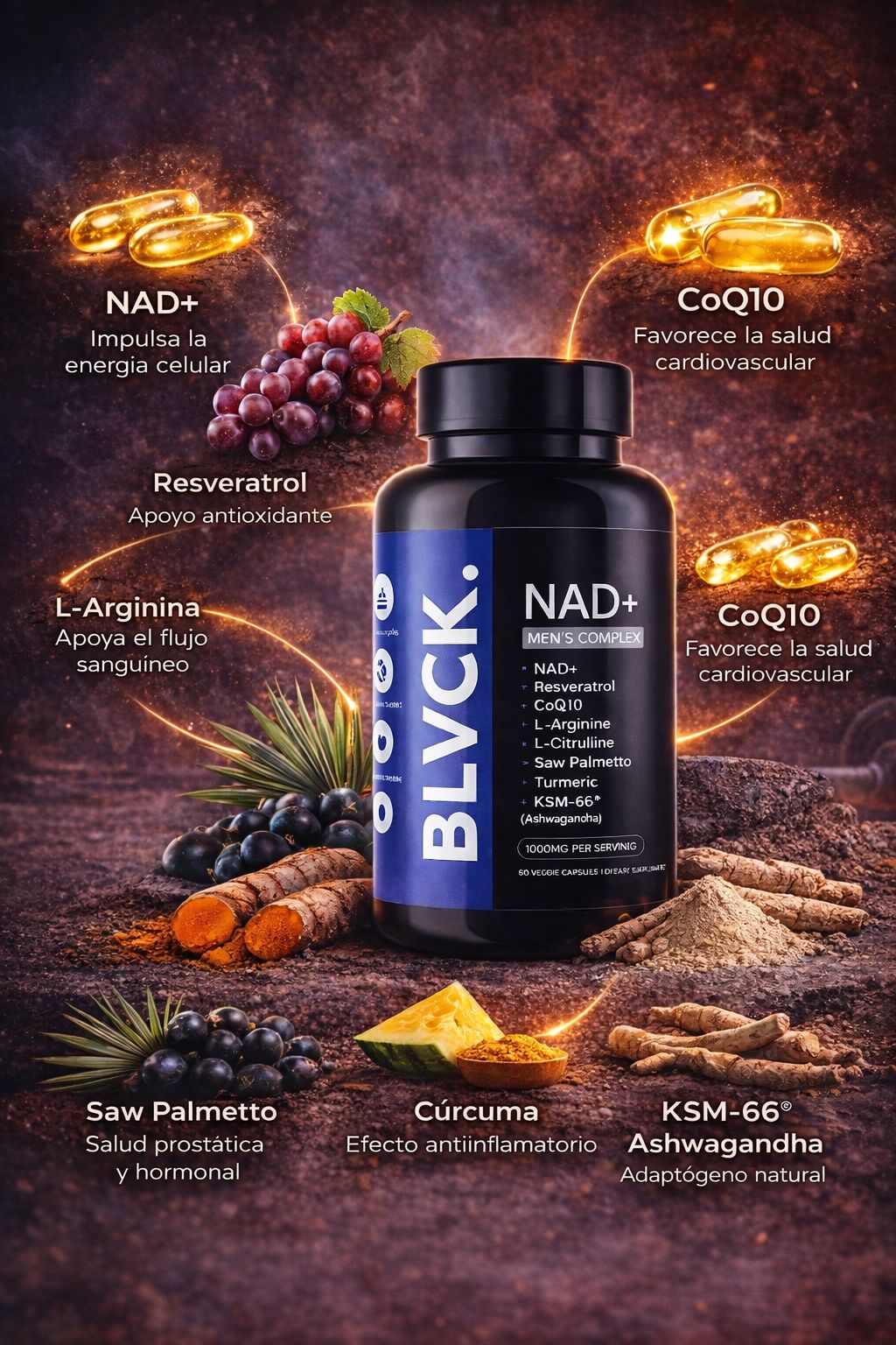 NAD Black Energy Complex 60 CÁPSULAS