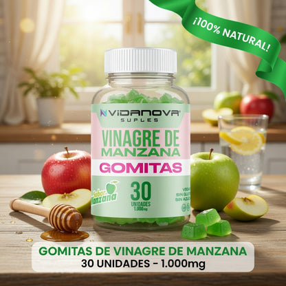 GOMITAS VINAGRE DE MANZANA 1000MG